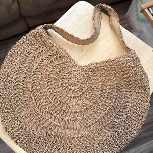 Tan Woven Women's Bag